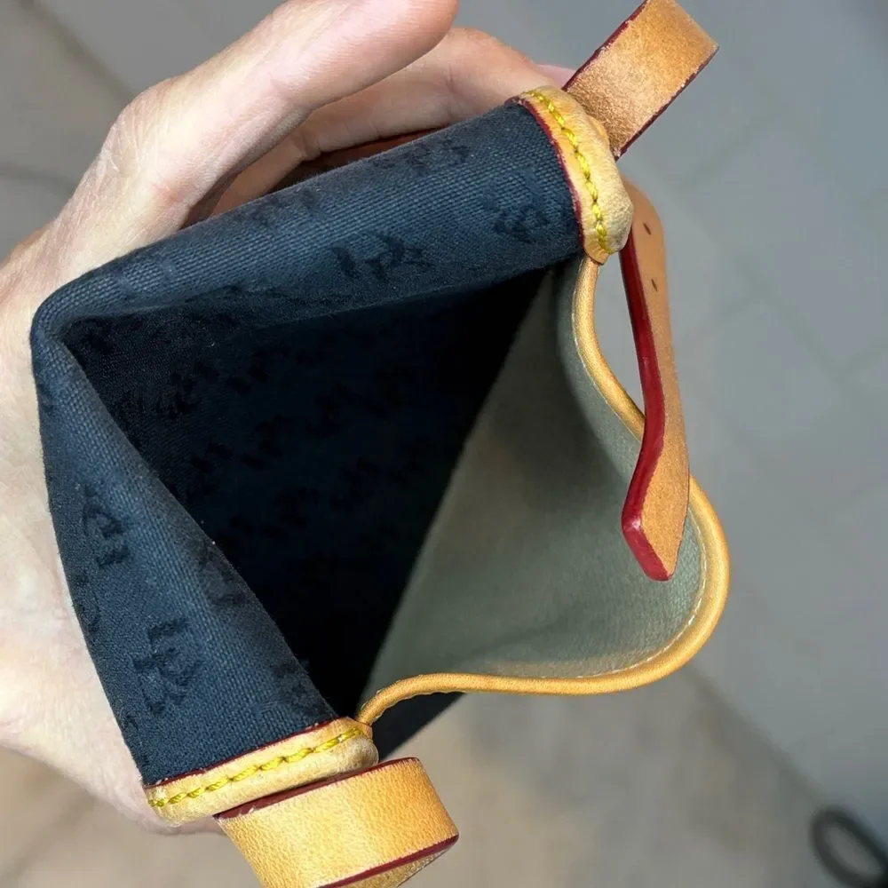 Dooney & Bourke Purse Handbag Pocketbook signature canvas mini Crossbody bag